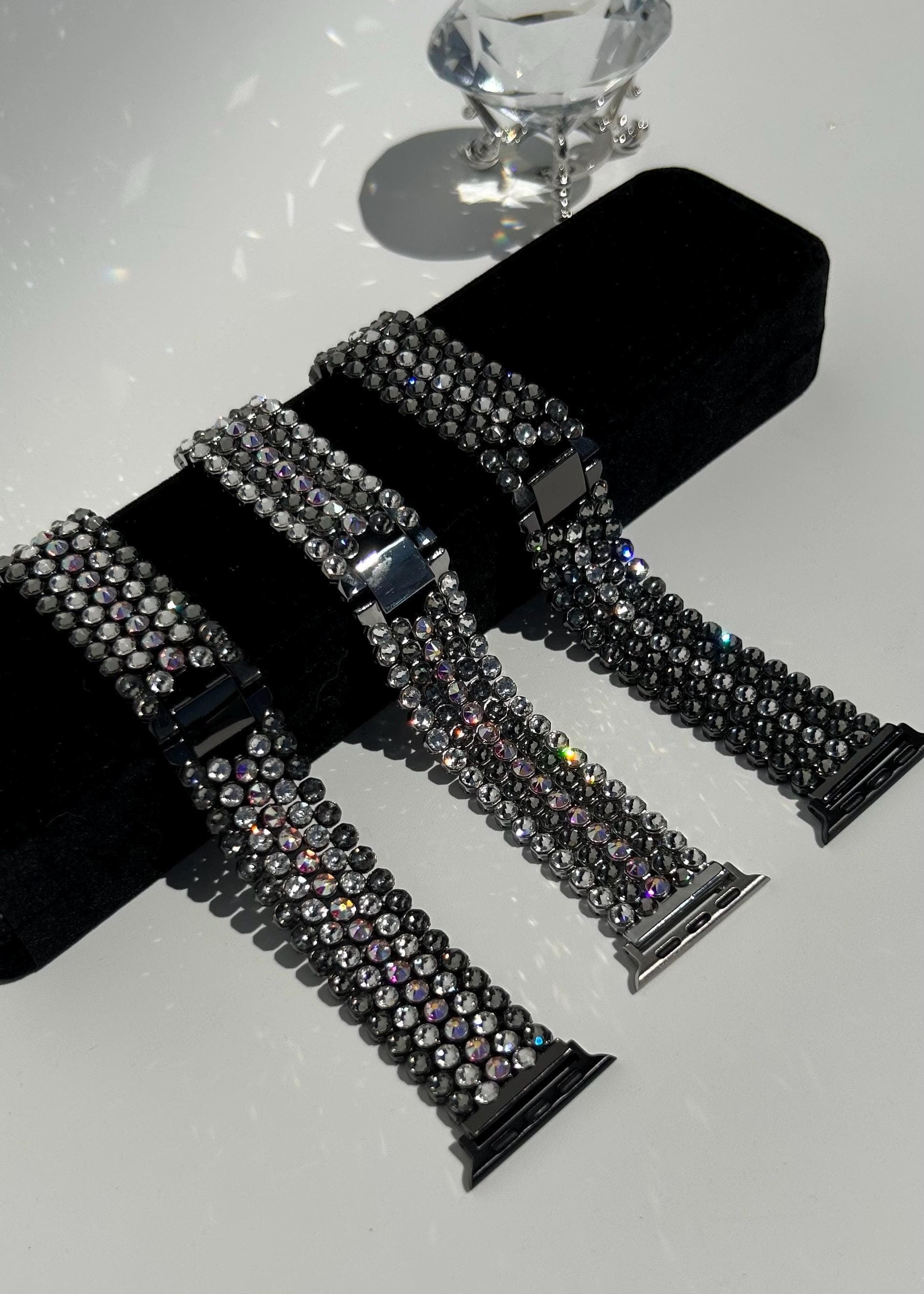 Custom top Austrian crystal watch band — photograph 1 of 10