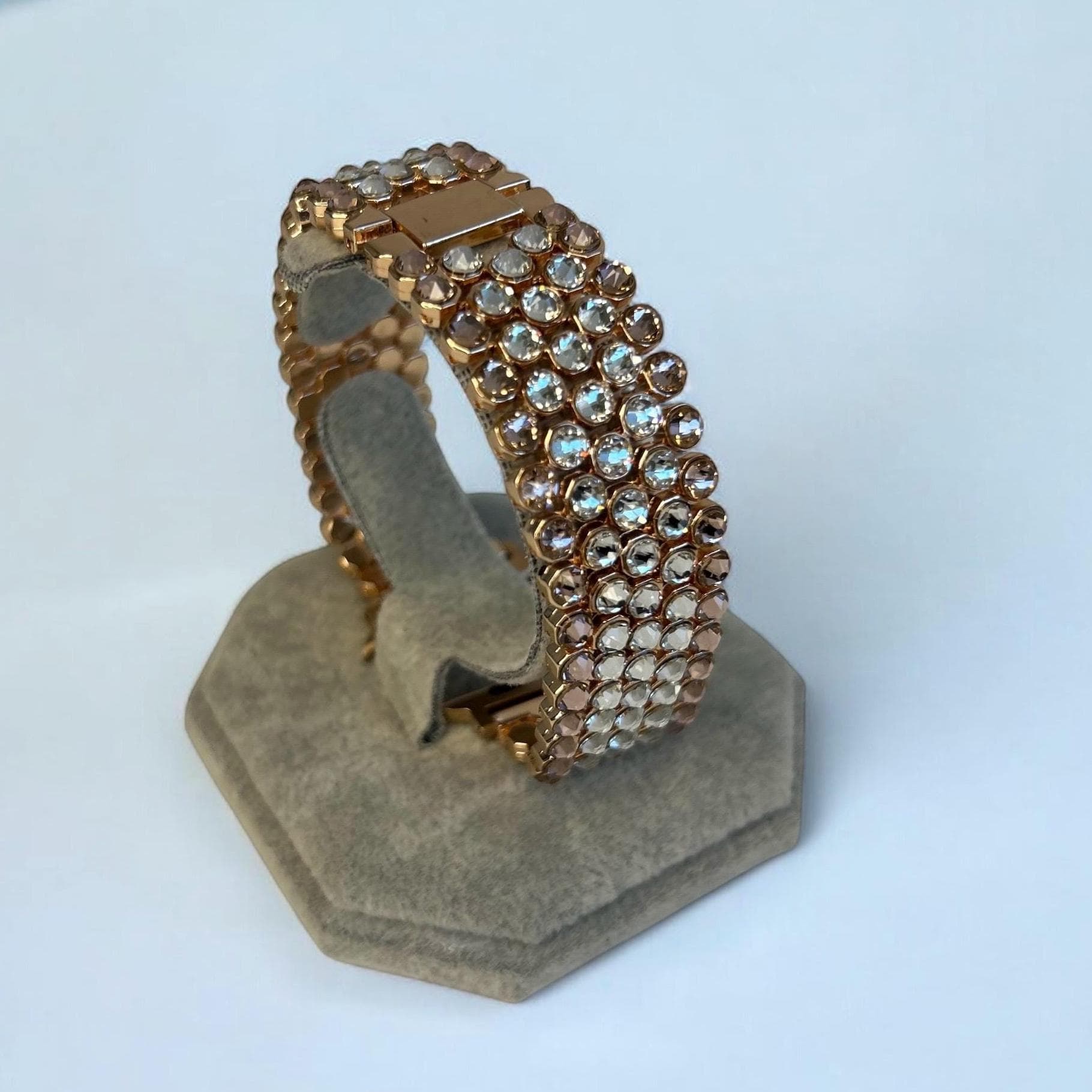 Premium diamond rose gold Apple watch band