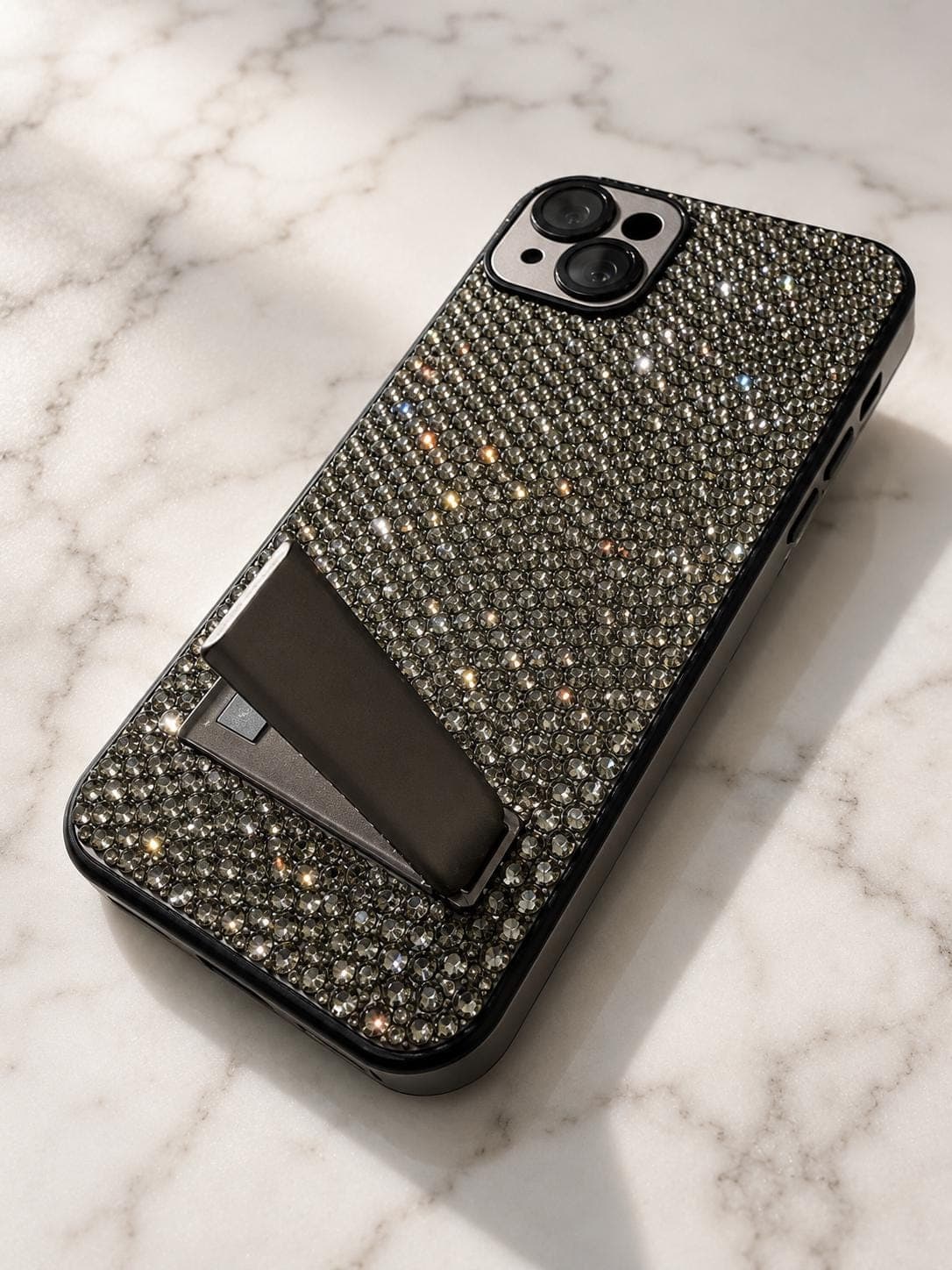 Black diamond crystal iPhone case — photograph 1 of 9